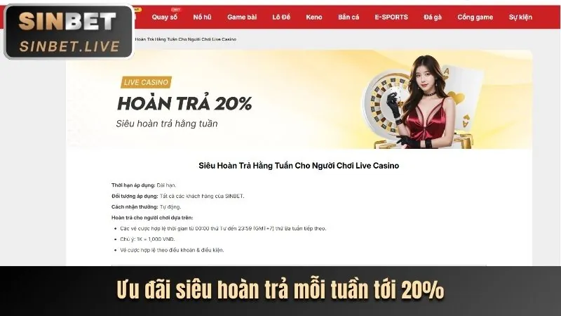 Tổng quan về các khuyến mãi và phúc lợi của link V9BET
